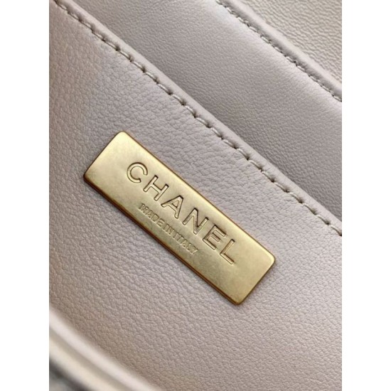 Replica Chanel 25P Small Flap Bag with Top Handle AS5355 Apricot