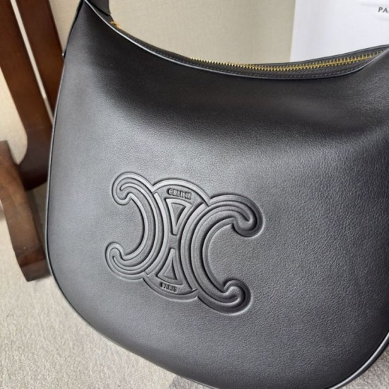 Replica Celine Heloise Medium Shoulder bag Black