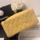 Replica Chanel 25c AS5293 Small Vintage Hobo Drawstring bucket Bag Deerskin Yellow 