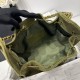 Replica Chanel 25c AS5293 Small Vintage Hobo Drawstring bucket Bag Deerskin Green