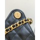 Replica Chanel 25c AS5293 Small Vintage Hobo Drawstring bucket Bag cowhide Black