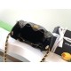 Replica Chanel 25c AS5293 Small Vintage Hobo Drawstring bucket Bag cowhide Black