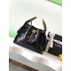 Replica Chanel 25c AS5293 Small Vintage Hobo Drawstring bucket Bag cowhide Black