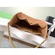 Replica Chanel 25c AS5293 Small Vintage Hobo Drawstring bucket Bag Suede Brown