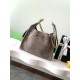 Replica Chanel 25c AS5293 Small Vintage Hobo Drawstring bucket Bag Suede light Purple
