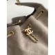 Replica Chanel 25c AS5293 Small Vintage Hobo Drawstring bucket Bag Suede light Purple