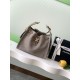 Replica Chanel 25c AS5293 Small Vintage Hobo Drawstring bucket Bag Suede light Purple