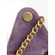Replica Chanel 25c AS5293 Small Vintage Hobo Drawstring bucket Bag Suede Purple