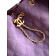 Replica Chanel 25c AS5293 Small Vintage Hobo Drawstring bucket Bag Suede Purple