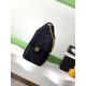 Replica Chanel 25c AS5293 Small Vintage Hobo Drawstring bucket Bag Denim Black