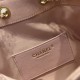 Replica Chanel 25c AS5293 Small Vintage Hobo Drawstring bucket Bag Grained Calfskin Pink
