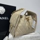 Replica Chanel 25c AS5293 Small Vintage Hobo Drawstring bucket Bag Grained Calfskin Apricot