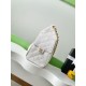 Replica Chanel 25c AS5293 Small Vintage Hobo Drawstring bucket Bag Grained Calfskin White