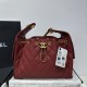 Replica Chanel 25c AS5293 Small Vintage Hobo Drawstring bucket Bag Grained Calfskin Red