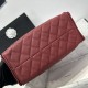 Replica Chanel 25c AS5293 Small Vintage Hobo Drawstring bucket Bag Grained Calfskin Red