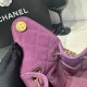 Replica Chanel 25c AS5293 Small Vintage Hobo Drawstring bucket Bag Denim Purple