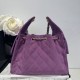 Replica Chanel 25c AS5293 Small Vintage Hobo Drawstring bucket Bag Denim Purple