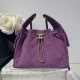 Replica Chanel 25c AS5293 Small Vintage Hobo Drawstring bucket Bag Denim Purple