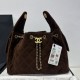 Replica Chanel 25c AS5293 Small Vintage Hobo Drawstring bucket Bag Denim Coffee