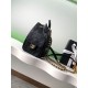 Replica Chanel 25B Medium Backpack Grained Calfskin Black AS5600