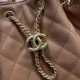 Replica Chanel 25B Medium Backpack Grained Calfskin Brown AS5600