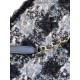Replica Chanel 25N AS5689 Tweed Shopping Bag Lambskin Coco Neige Black