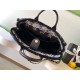 Replica Chanel 25N AS5689 Tweed Shopping Bag Lambskin Coco Neige Black