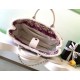 Replica Chanel 25N AS5689 Tweed Shopping Bag Lambskin Coco Neige Purple