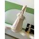 Replica Chanel Coco Beach Tote Bag with Small Bag Lambskin White