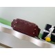 Replica Chanel Small Bowling Bag AS5792 Lambskin Burgundy