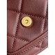 Replica Chanel Small Bowling Bag AS5792 Lambskin Burgundy