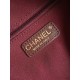 Replica Chanel Small Bowling Bag AS5792 Lambskin Burgundy