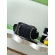 Replica Chanel Small Bowling Bag AS5792 Grained Calfskin Black