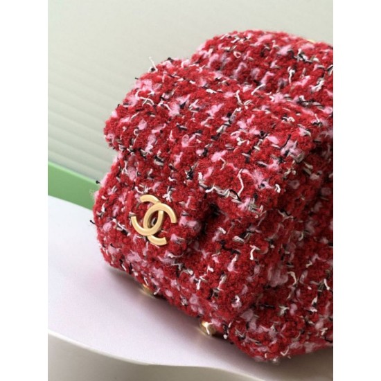 Replica Chanel Small Bowling Tweed Bag AS5792 Calfskin Black