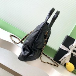 Replica Chanel 25K Bow Bag Lambskin AS5851 Black