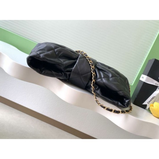 Replica Chanel 25K Bow Bag Lambskin AS5851 Black