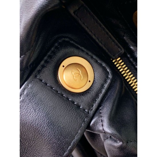 Replica Chanel 25K Bow Bag Lambskin AS5851 Black