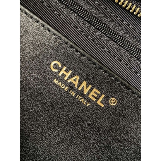Replica Chanel 25K Bow Bag Lambskin AS5851 Black