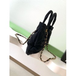Replica Chanel 25K Bow Bag Calfskin AS5851 Black