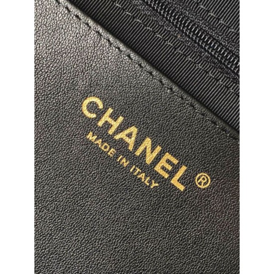 Replica Chanel 25K Bow Bag Calfskin AS5851 Black