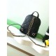 Replica Chanel 25k Chanel Backpack Grained Calfskin AS5793 Black
