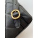 Replica Chanel 25k Chanel Backpack Grained Calfskin AS5793 Black