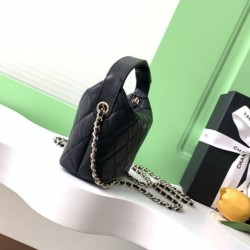 Replica Chanel 25S Clutch with Chain Grained Calfskin AP4747 Black