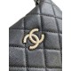 Replica Chanel 25S Clutch with Chain Grained Calfskin AP4747 Black
