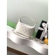 Replica Chanel 25S Clutch with Chain Grained Calfskin AP4747 White