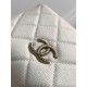 Replica Chanel 25S Clutch with Chain Grained Calfskin AP4747 White