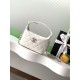 Replica Chanel 25S Clutch with Chain Grained Calfskin AP4747 White