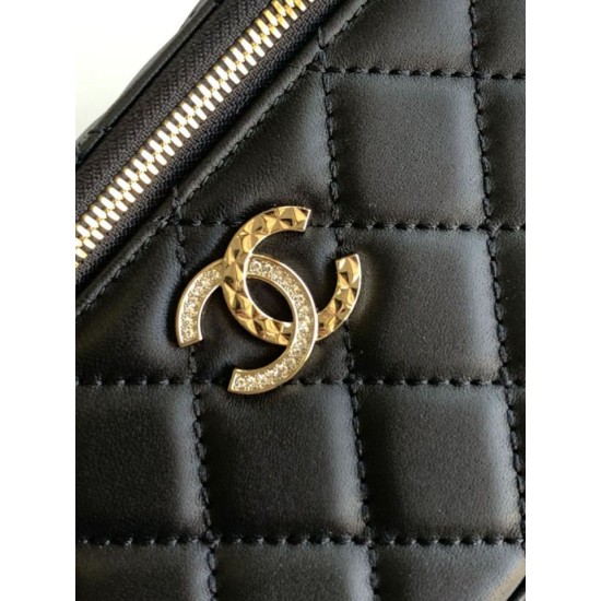 Replica Chanel 25C Vanity Hand Chain Shoulder Bag AP4404 Black