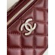 Replica Chanel 25C Vanity Hand Chain Shoulder Bag AP4404 Burgundy