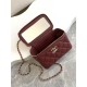 Replica Chanel 25C Vanity Hand Chain Shoulder Bag AP4404 Burgundy